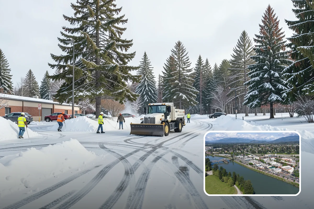 Event Snow Removal in Mount Vernon, Skagit County, WA - Timed clearing that matches your event schedule instead of a generic route
