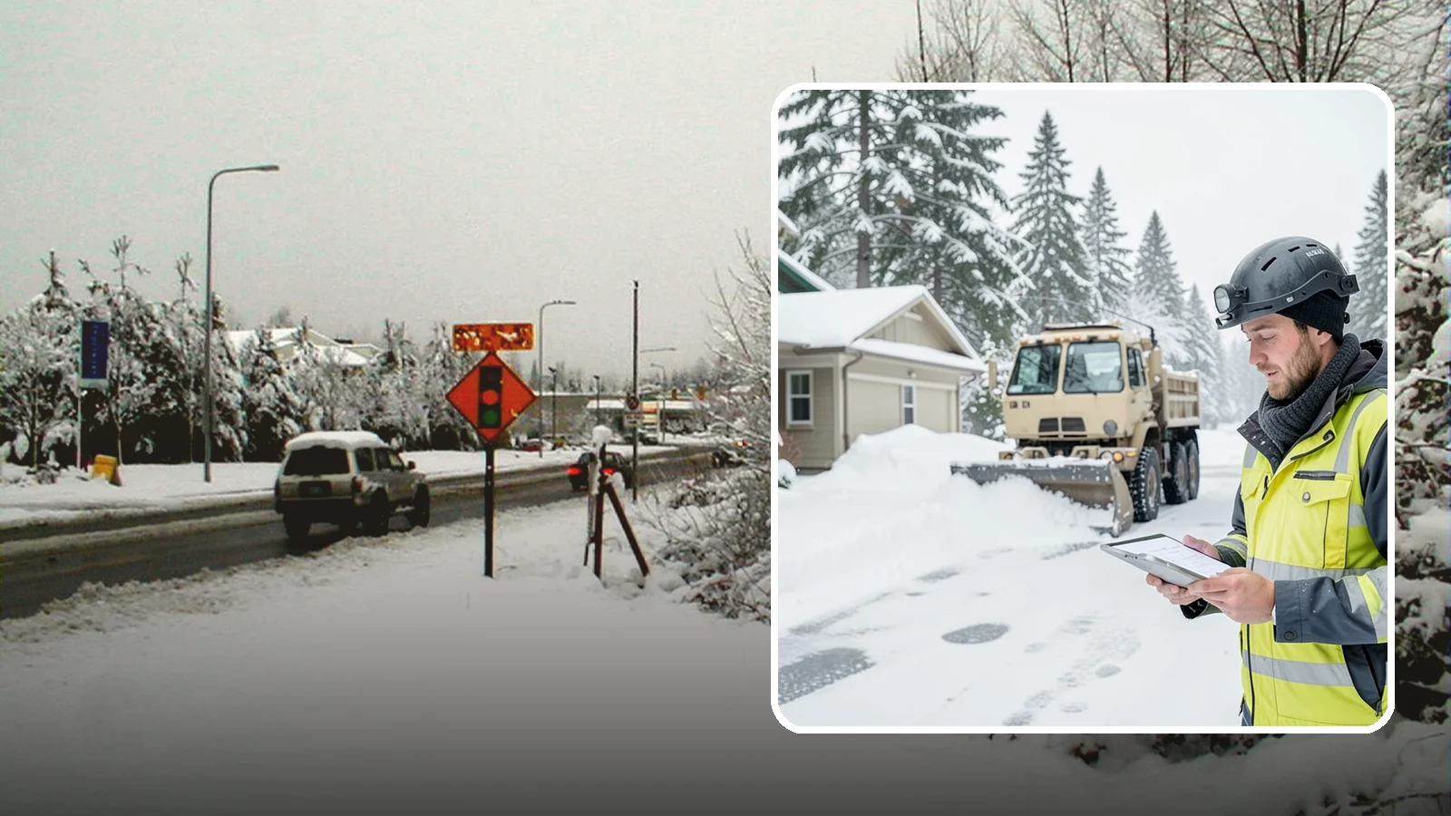 Event Snow Removal in Newcastle, King County, WA - We clear parking, entrances, and walkways for weddings, conferences, and winter events across Western Washington so a sudden...