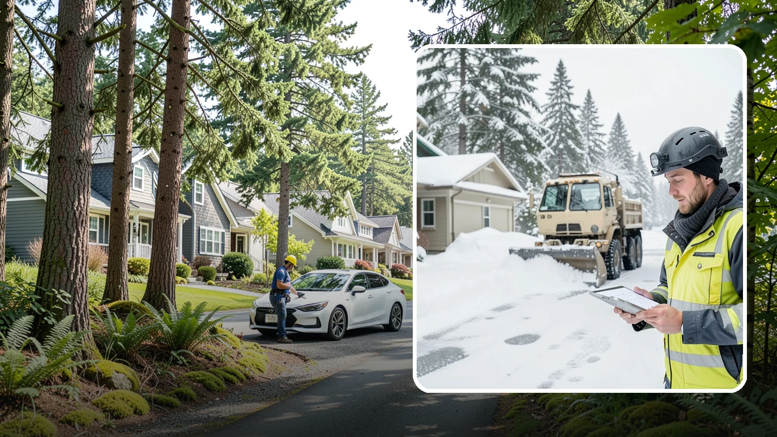 Event Snow Removal in Normandy Park, King County, WA - We clear parking, entrances, and walkways for weddings, conferences, and winter events across Western Washington so a sudden...