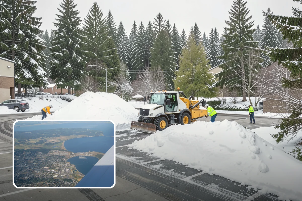 Event Snow Removal in Oak Harbor, Island County, WA - Timed clearing that matches your event schedule instead of a generic route