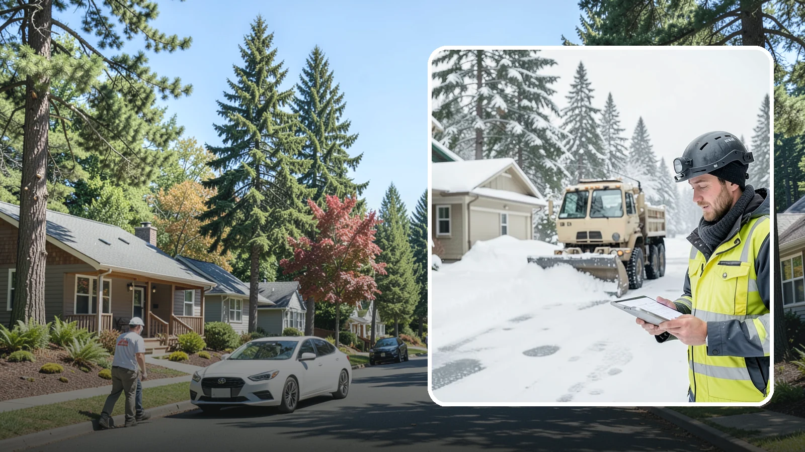Event Snow Removal in Orting, Pierce County, WA - We clear parking, entrances, and walkways for weddings, conferences, and winter events across Western Washington so a sudden...