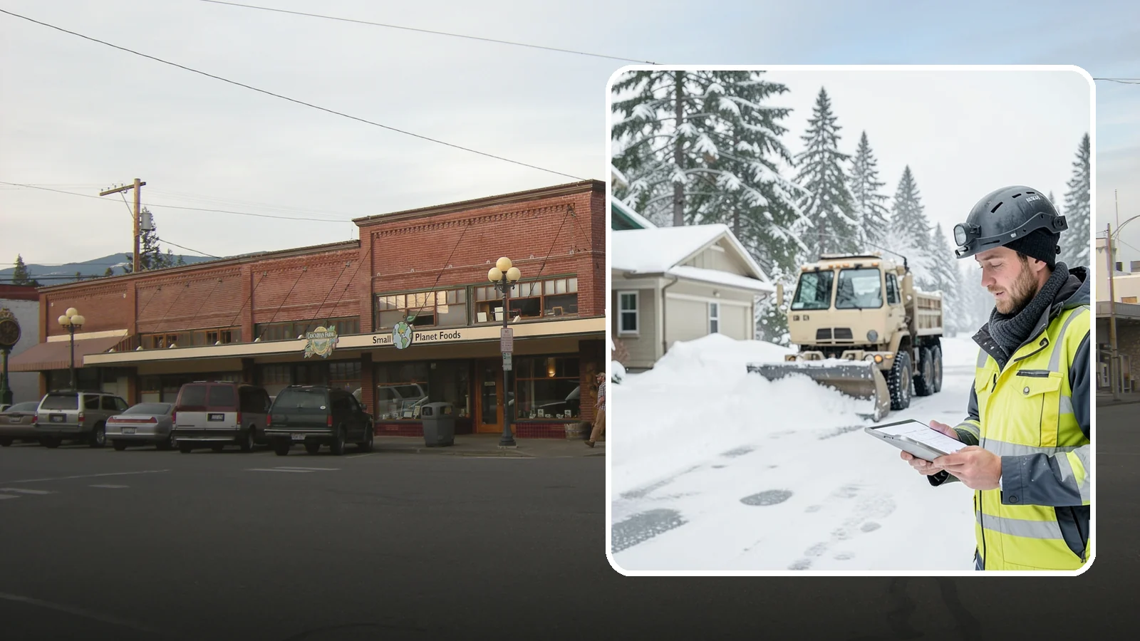 Event Snow Removal in Sedro-Woolley, Skagit County, WA - We clear parking, entrances, and walkways for weddings, conferences, and winter events across Western Washington so a sudden...