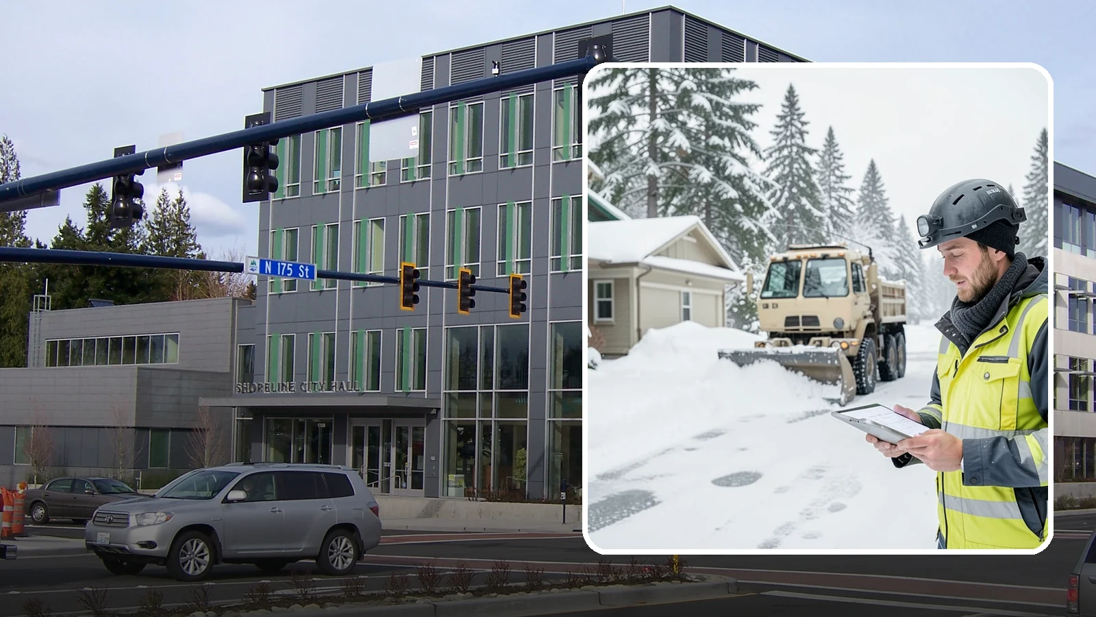 Event Snow Removal in Shoreline, King County, WA - We clear parking, entrances, and walkways for weddings, conferences, and winter events across Western Washington so a sudden...