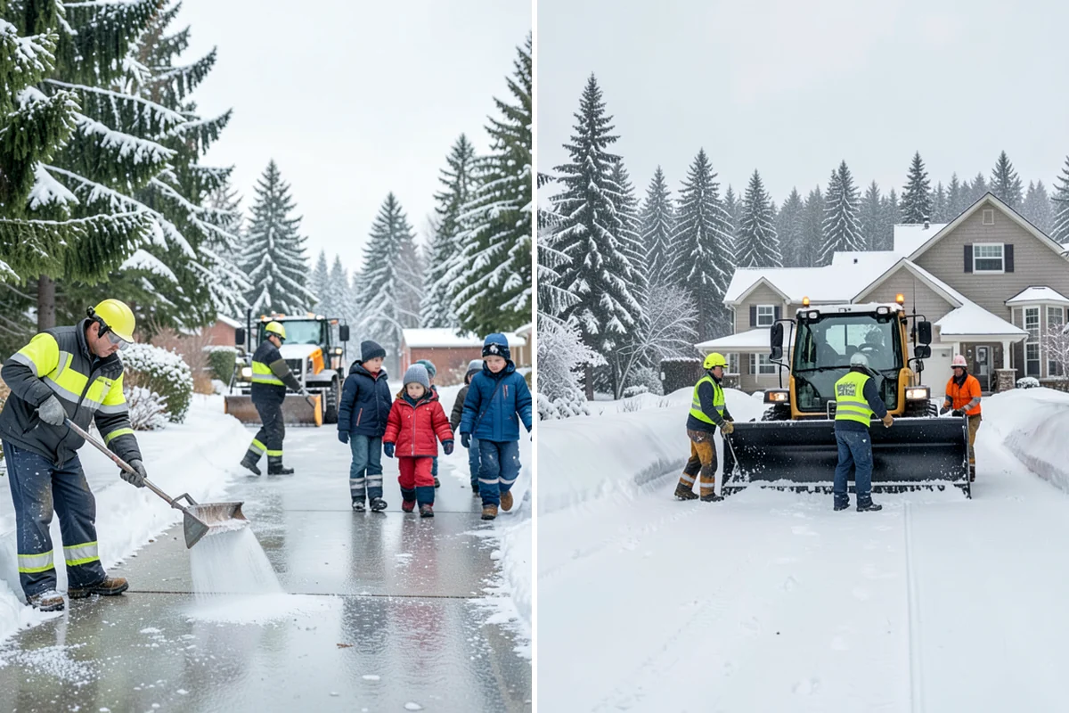 Event Snow Removal in Shoreline, King County, WA - Review your event date, arrival window, and venue layout