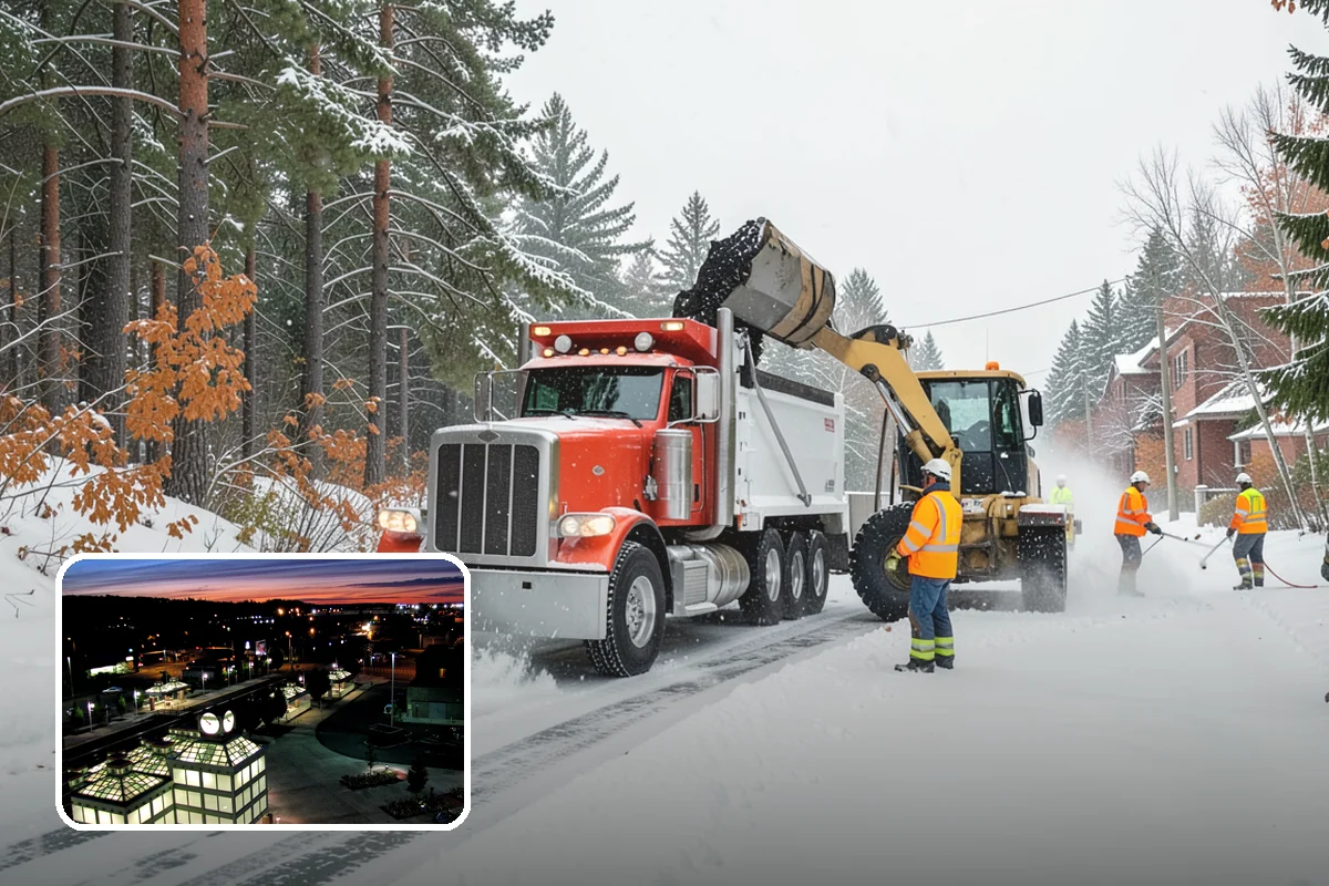 Fire Lane Clearing in Auburn, King County, WA - Fire lanes kept clear to full required width