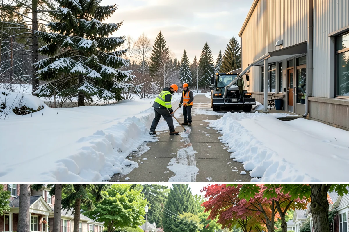 Fire Lane Clearing in Beaux Arts Village, King County, WA - Fire lane maintenance is essential throughout the snow season, especially during storms from December to February.