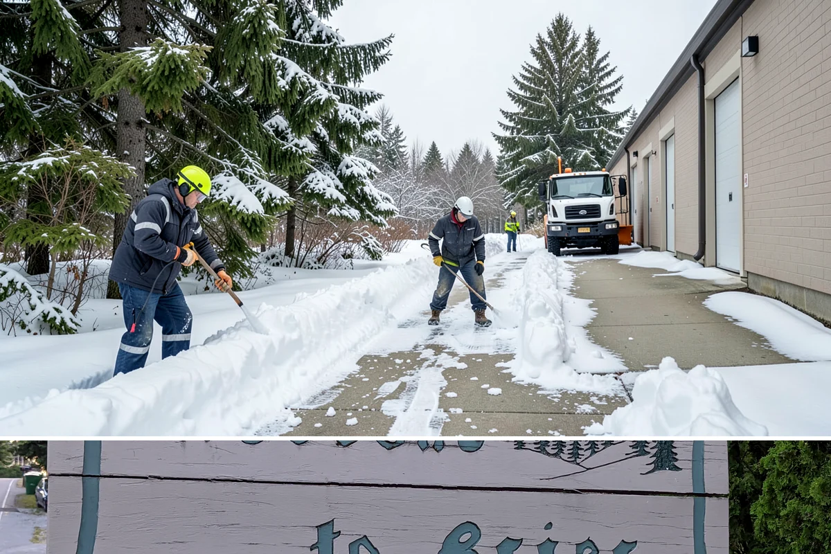 Fire Lane Clearing in Brier, Snohomish County, WA - Fire lane maintenance is essential throughout the snow season, especially during storms from December to February.