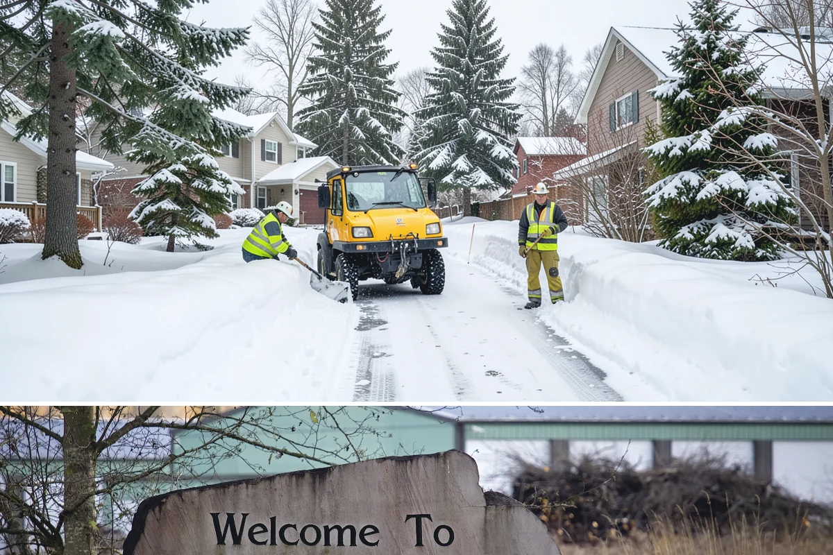Fire Lane Clearing in Buckley, Pierce County, WA - Fire lane maintenance is essential throughout the snow season, especially during storms from December to February.