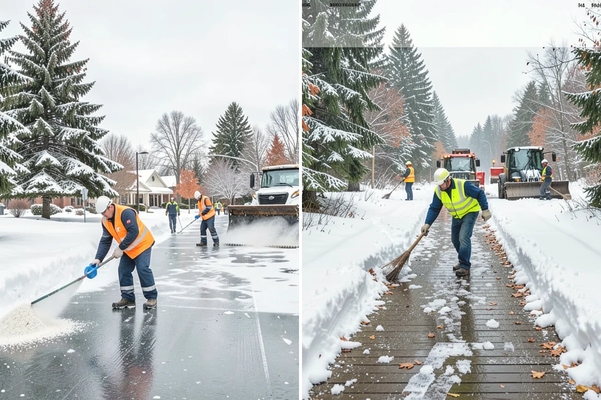 Fire Lane Clearing in Burien, King County, WA - Map marked fire lanes and their required widths