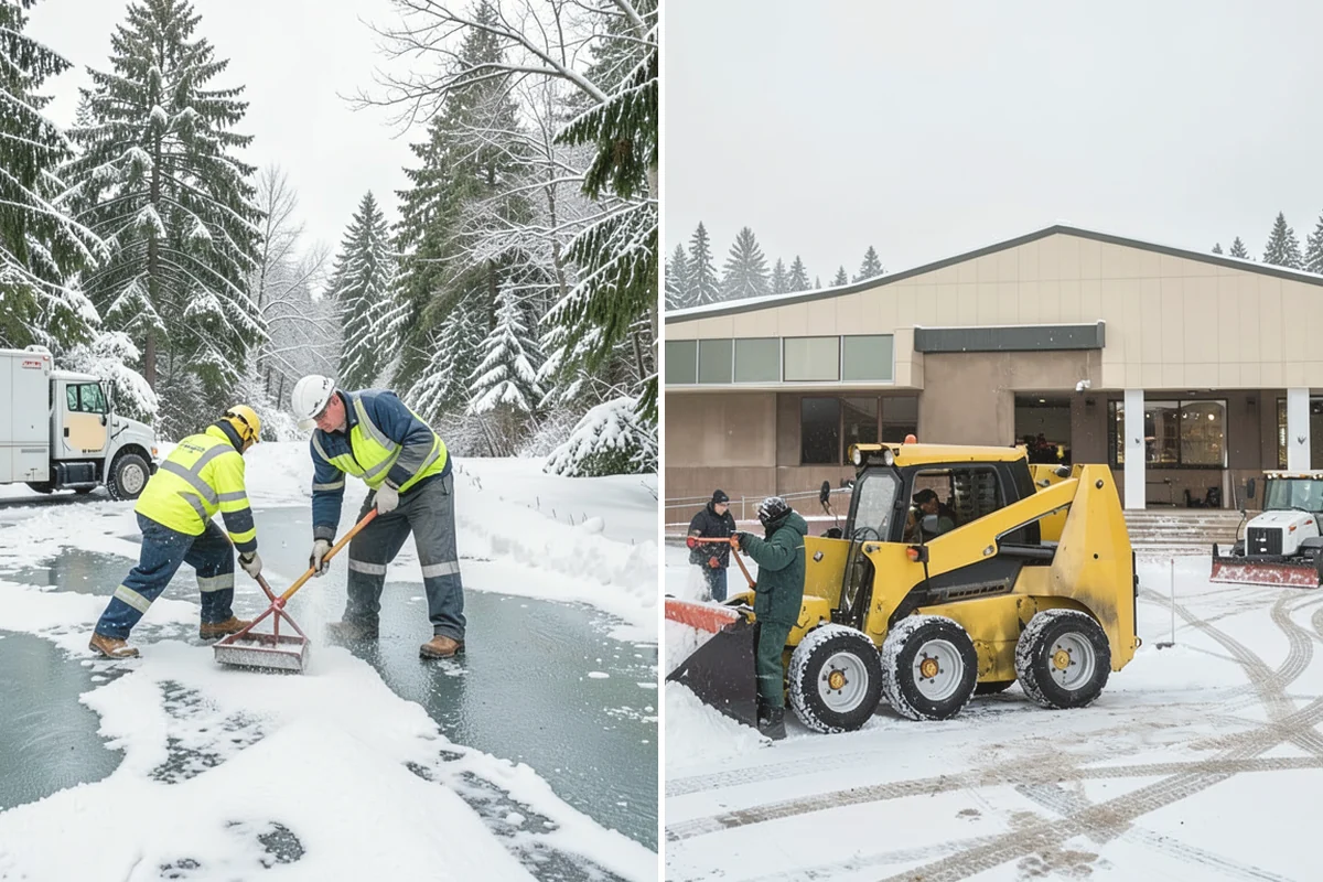 Fire Lane Clearing in Burlington, Skagit County, WA - Map marked fire lanes and their required widths