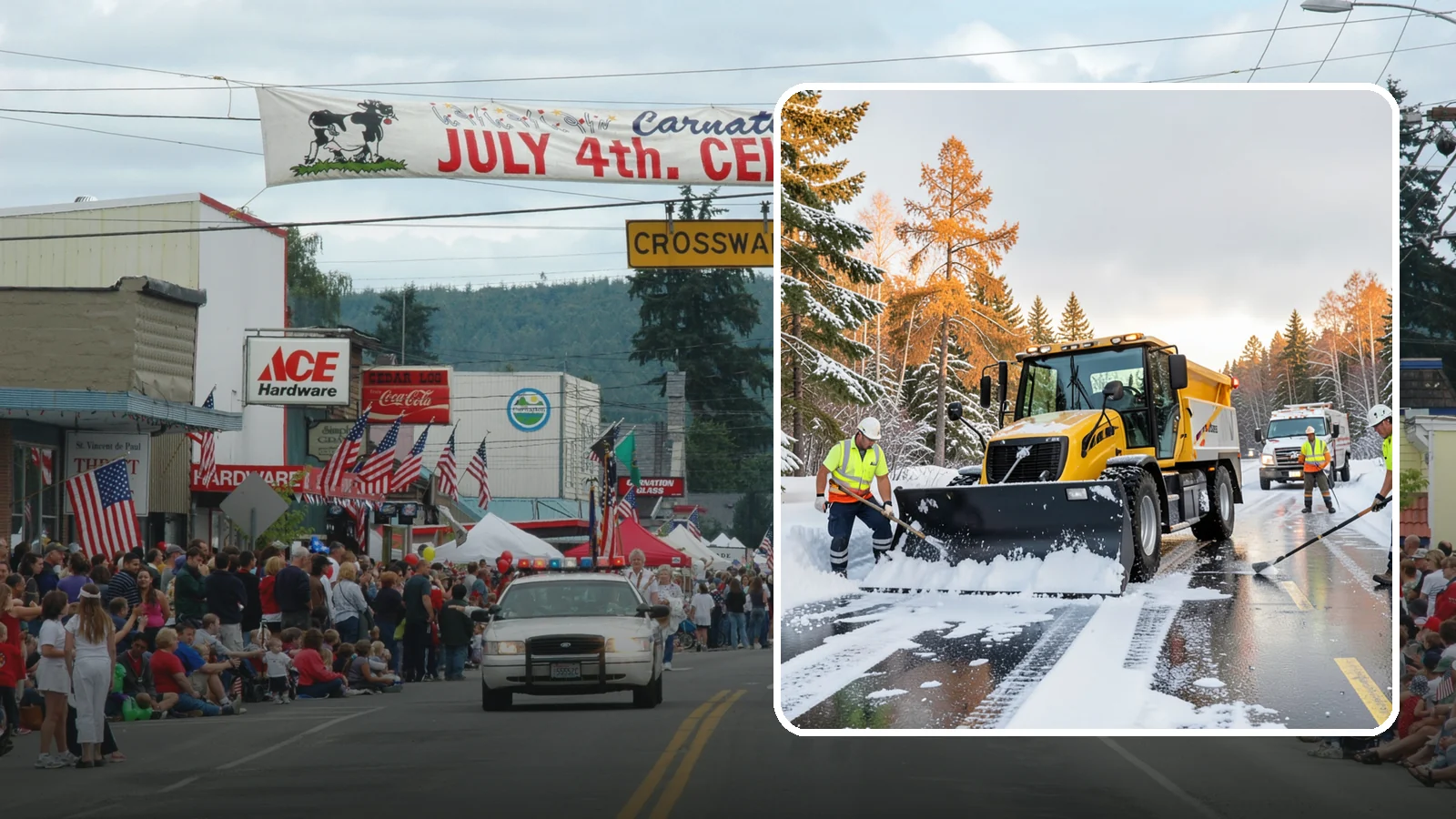 Fire Lane Clearing in Carnation, King County, WA - We keep marked fire lanes clear during snow events so emergency vehicles always have unobstructed access.