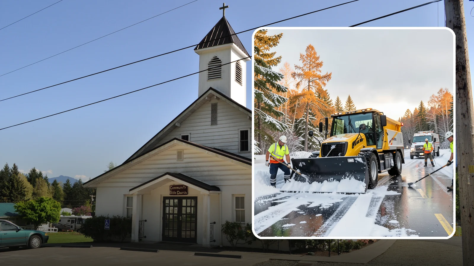 Fire Lane Clearing in Concrete, Skagit County, WA - We keep marked fire lanes clear during snow events so emergency vehicles always have unobstructed access.