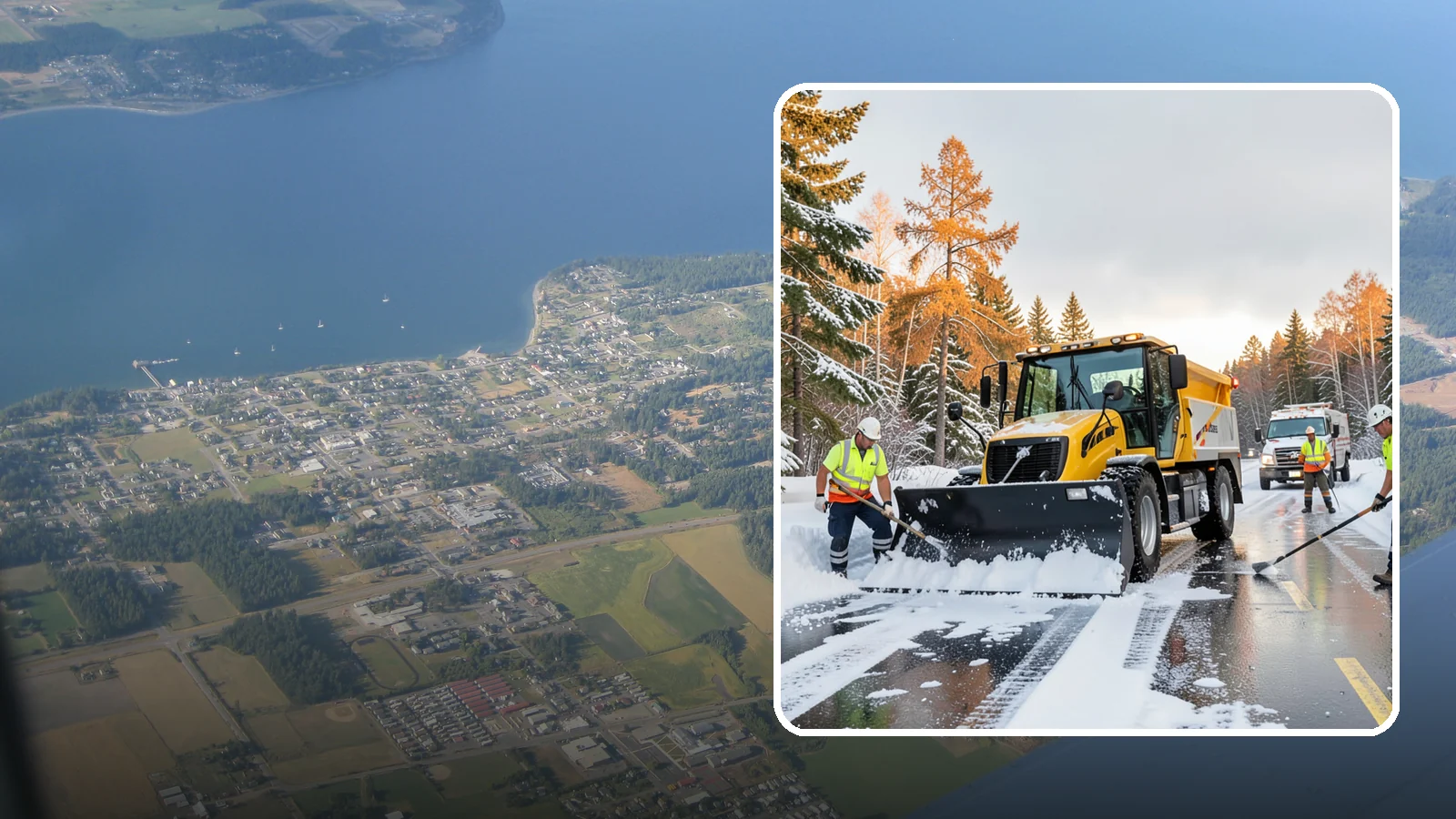 Fire Lane Clearing in Coupeville, Island County, WA - We keep marked fire lanes clear during snow events so emergency vehicles always have unobstructed access.