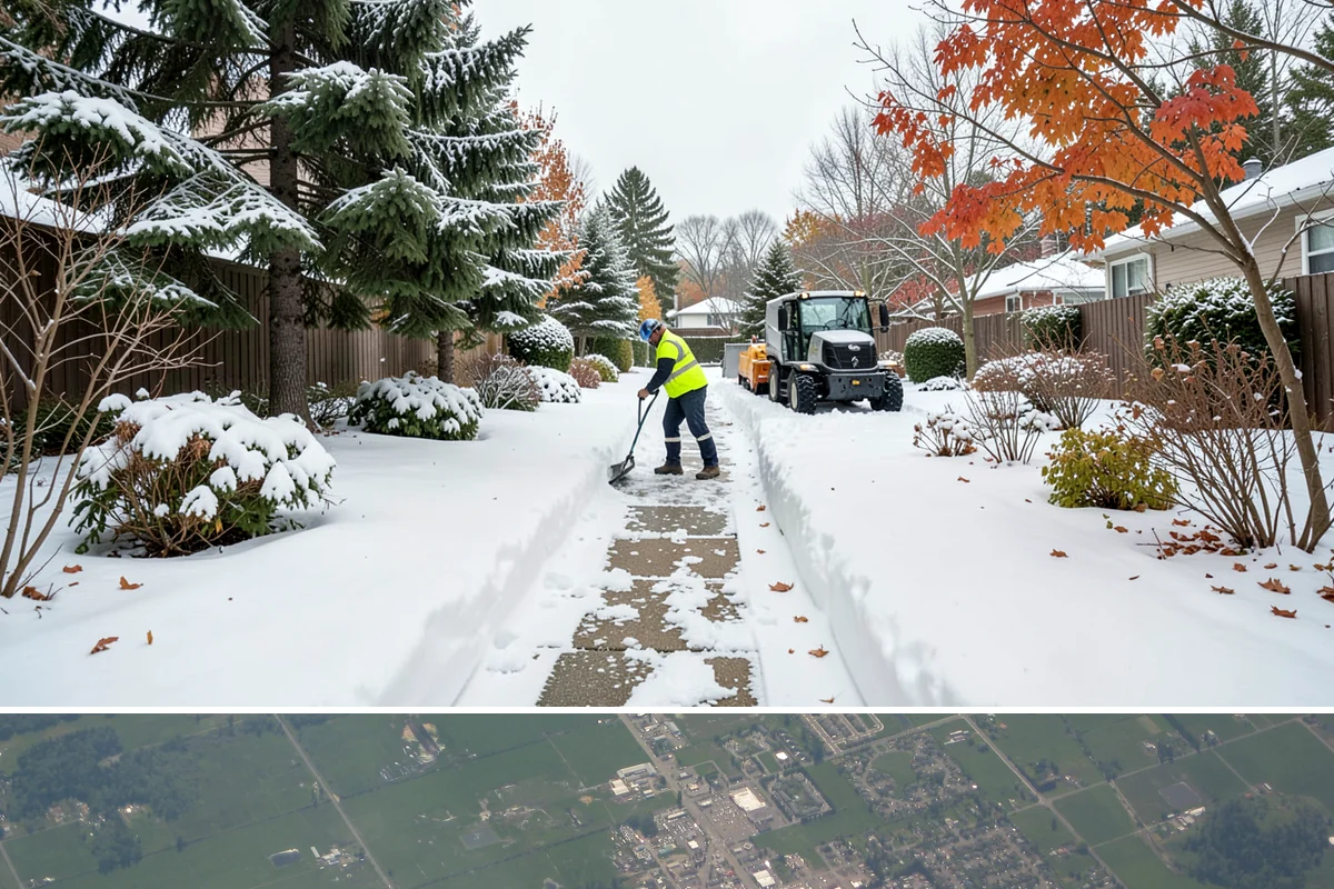 Fire Lane Clearing in Enumclaw, King County, WA - Fire lane maintenance is essential throughout the snow season, especially during storms from December to February.