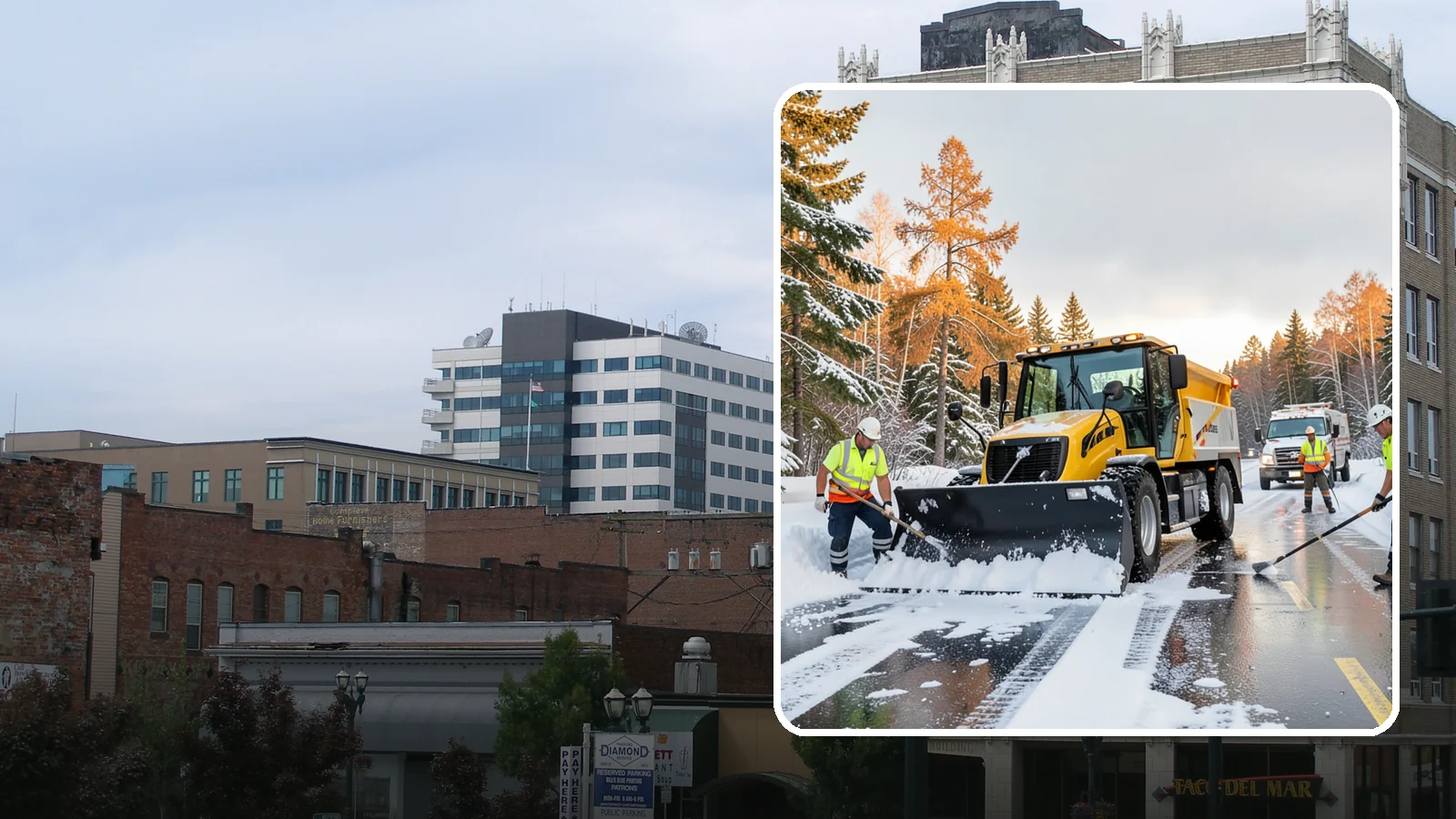 Fire Lane Clearing in Everett, Snohomish County, WA - We keep marked fire lanes clear during snow events so emergency vehicles always have unobstructed access.