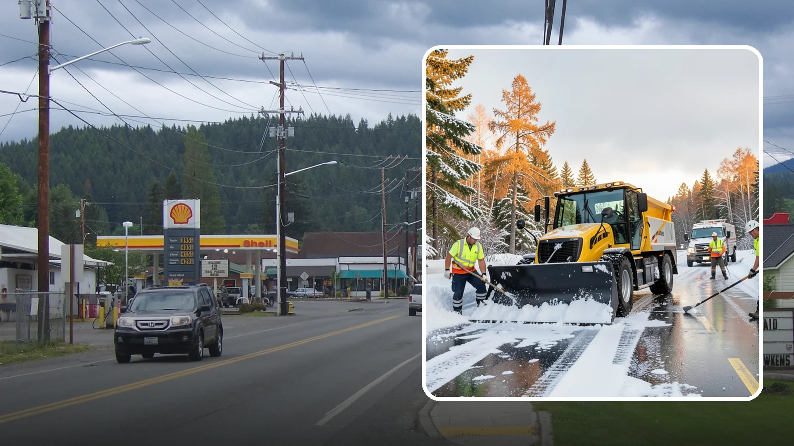 Fire Lane Clearing in Granite Falls, Snohomish County, WA - We keep marked fire lanes clear during snow events so emergency vehicles always have unobstructed access.