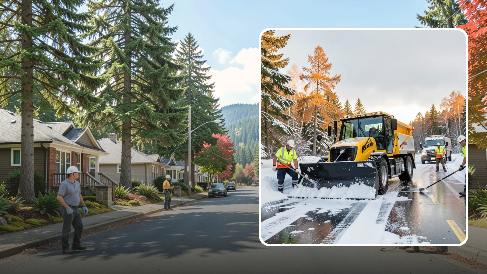 Fire Lane Clearing in Hunts Point, King County, WA - We keep marked fire lanes clear during snow events so emergency vehicles always have unobstructed access.