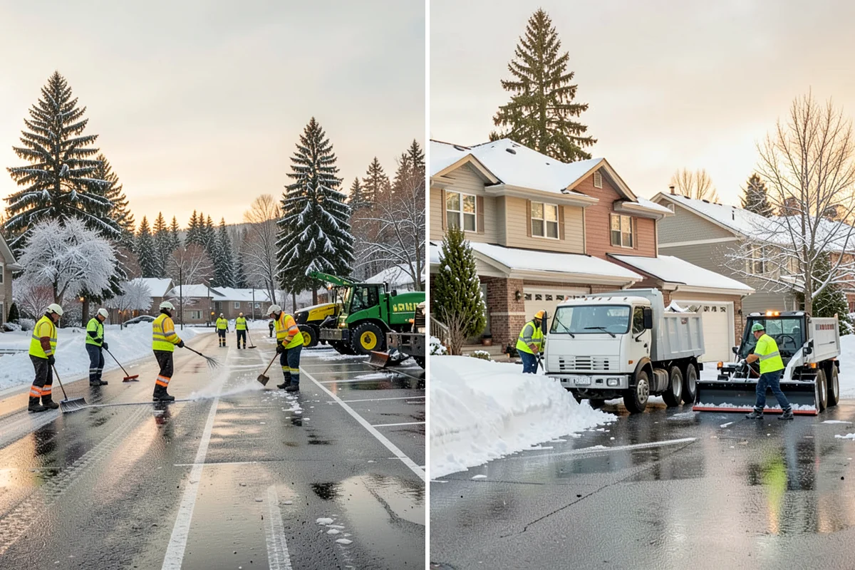 Fire Lane Clearing in Kenmore, King County, WA - Map marked fire lanes and their required widths