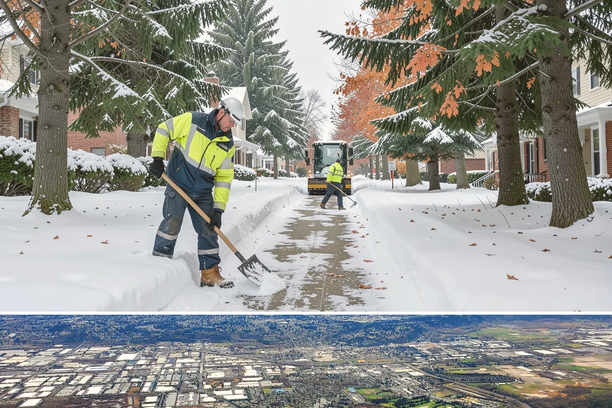 Fire Lane Clearing in Kent, King County, WA - Fire lane maintenance is essential throughout the snow season, especially during storms from December to February.