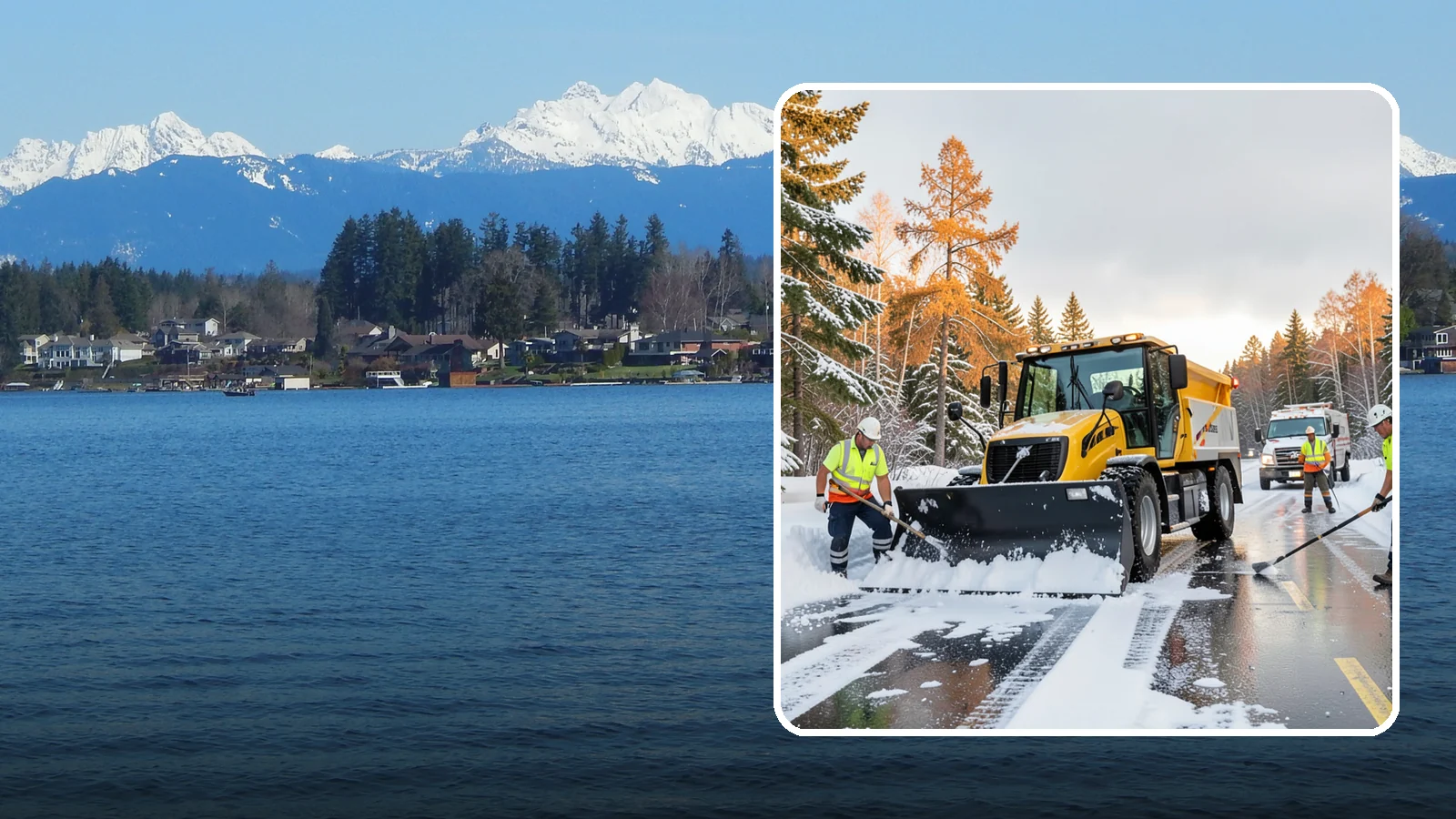 Fire Lane Clearing in Lake Stevens, Snohomish County, WA - We keep marked fire lanes clear during snow events so emergency vehicles always have unobstructed access.