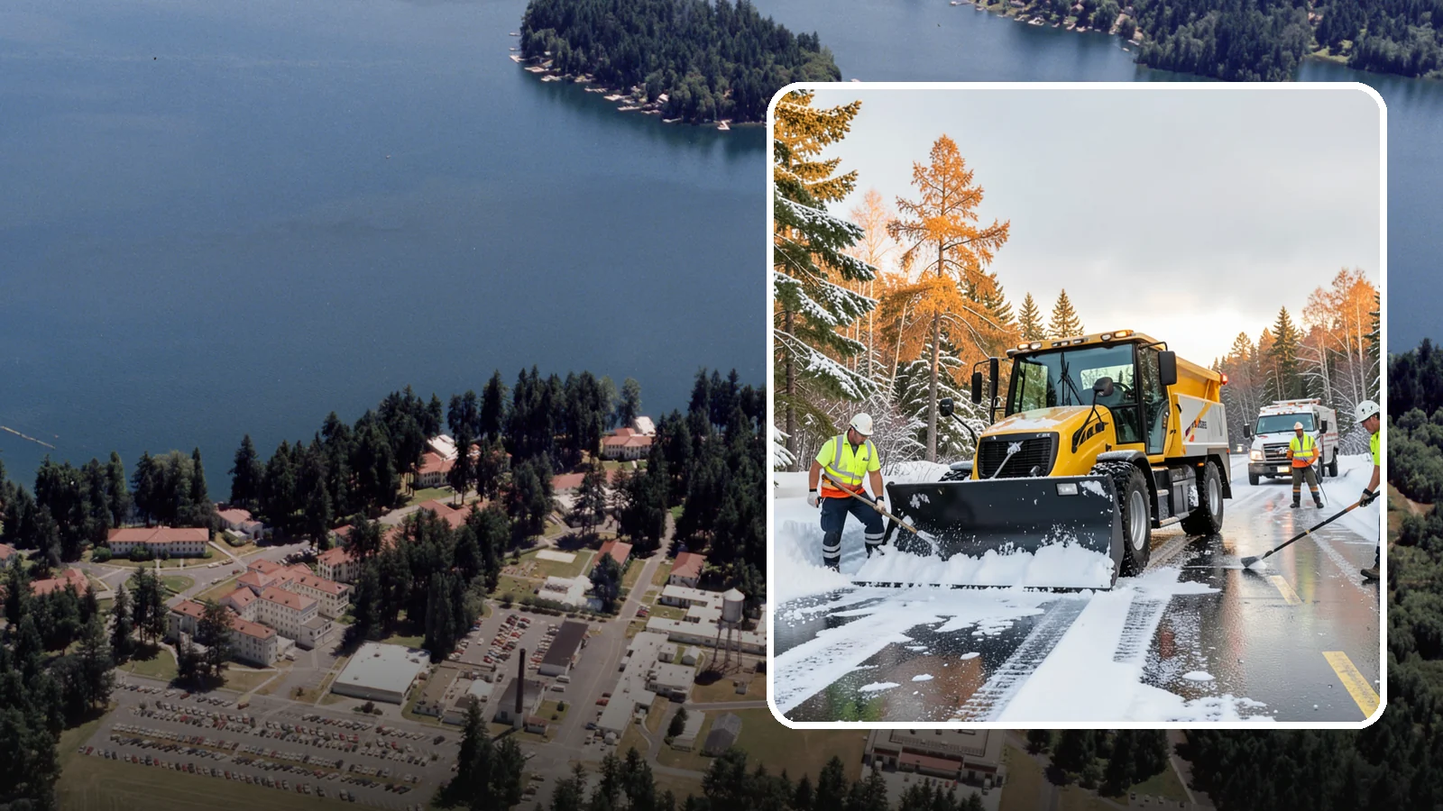 Fire Lane Clearing in Lakewood, Pierce County, WA - We keep marked fire lanes clear during snow events so emergency vehicles always have unobstructed access.