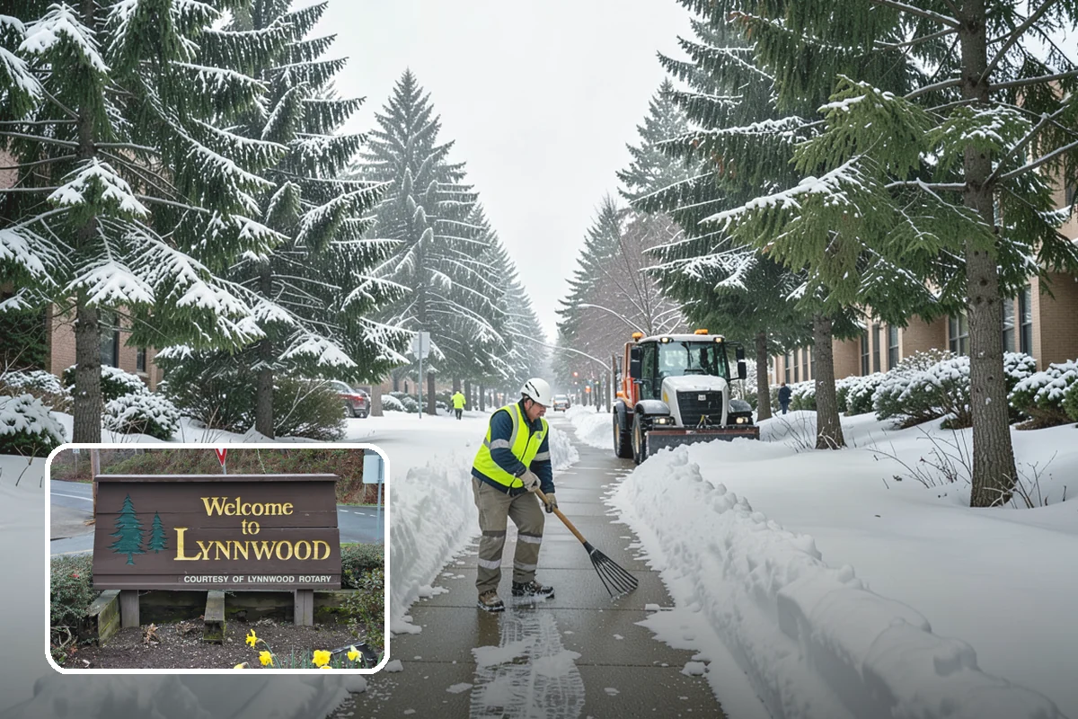 Fire Lane Clearing in Lynnwood, Snohomish County, WA - Fire lanes kept clear to full required width