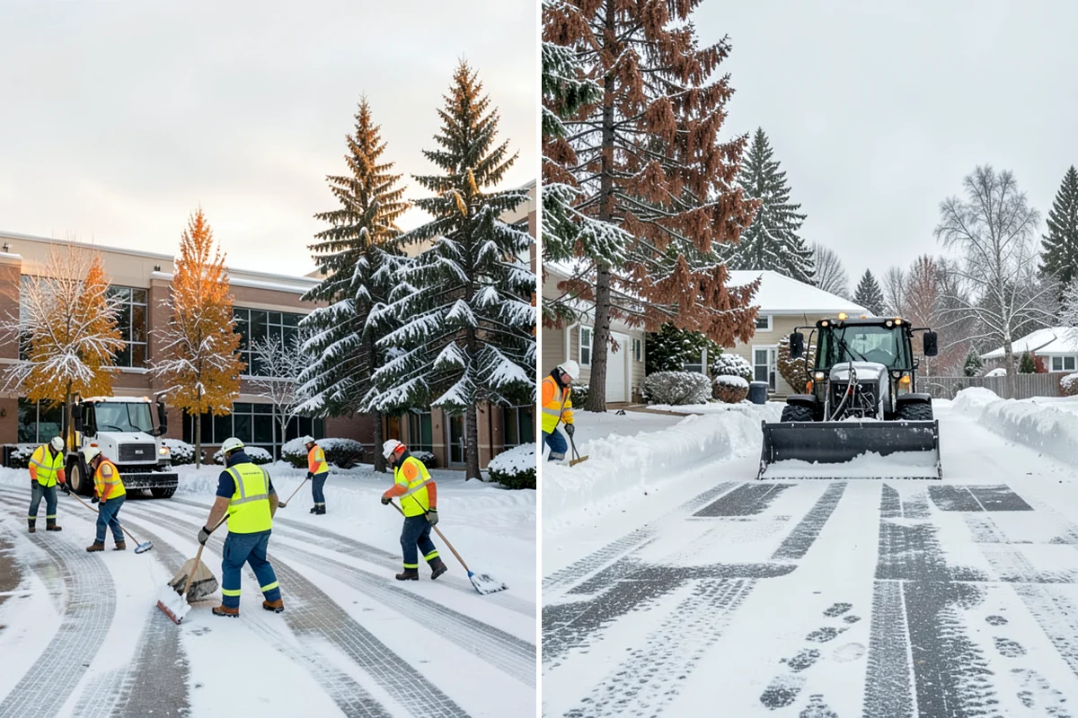 Fire Lane Clearing in Maple Valley, King County, WA - Map marked fire lanes and their required widths