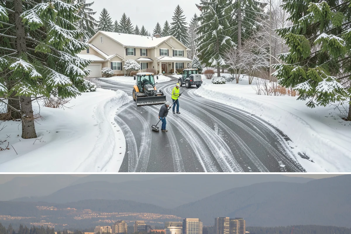 Fire Lane Clearing in Medina, King County, WA - Fire lane maintenance is essential throughout the snow season, especially during storms from December to February.