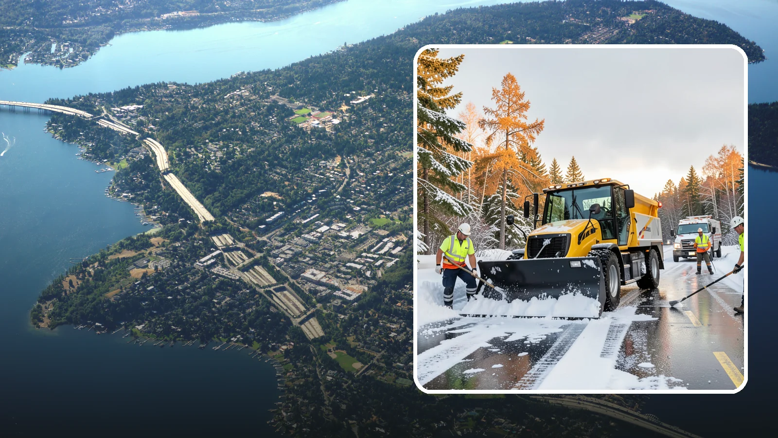 Fire Lane Clearing in Mercer Island, King County, WA - We keep marked fire lanes clear during snow events so emergency vehicles always have unobstructed access.