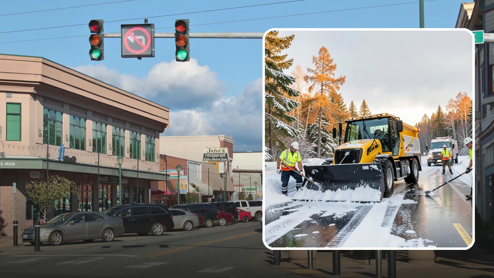 Fire Lane Clearing in Monroe, Snohomish County, WA - We keep marked fire lanes clear during snow events so emergency vehicles always have unobstructed access.
