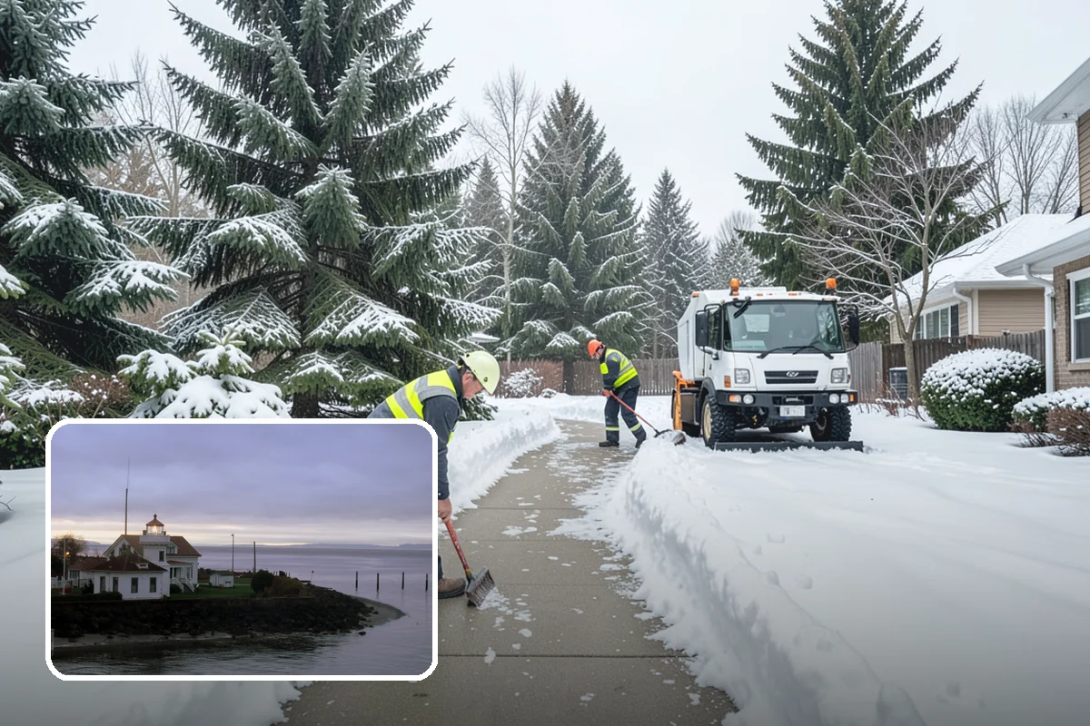 Fire Lane Clearing in Mukilteo, Snohomish County, WA - Fire lanes kept clear to full required width