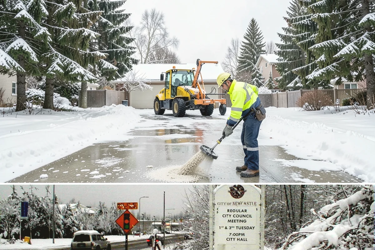 Fire Lane Clearing in Newcastle, King County, WA - Fire lane maintenance is essential throughout the snow season, especially during storms from December to February.