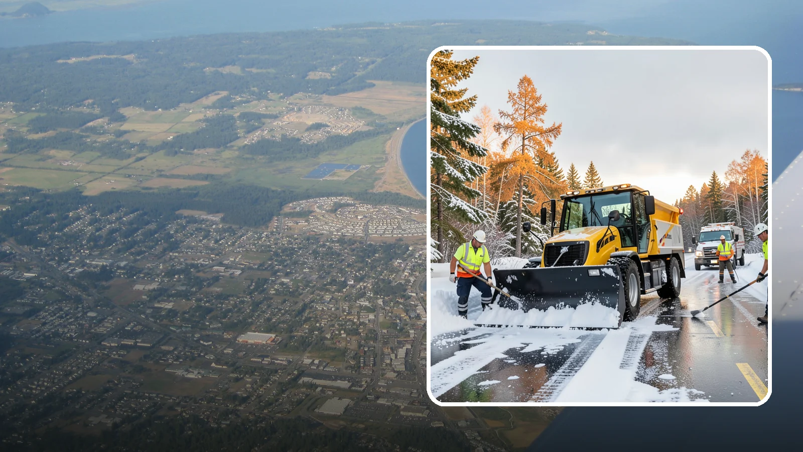 Fire Lane Clearing in Oak Harbor, Island County, WA - We keep marked fire lanes clear during snow events so emergency vehicles always have unobstructed access.