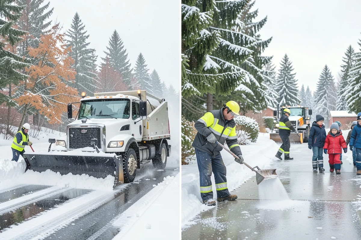 Fire Lane Clearing in Ruston, Pierce County, WA - Map marked fire lanes and their required widths