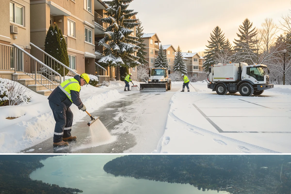 Fire Lane Clearing in Sammamish, King County, WA - Fire lane maintenance is essential throughout the snow season, especially during storms from December to February.
