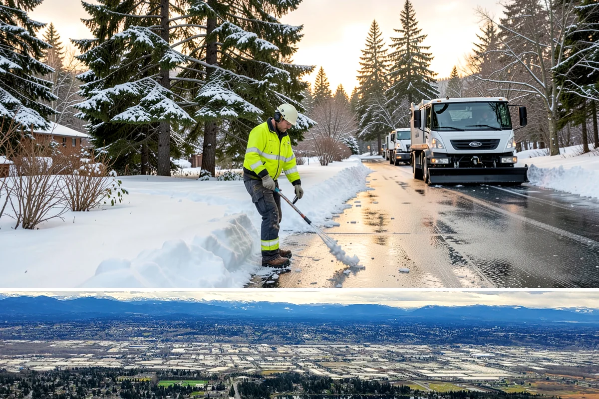 Fire Lane Clearing in SeaTac, King County, WA - Fire lane maintenance is essential throughout the snow season, especially during storms from December to February.