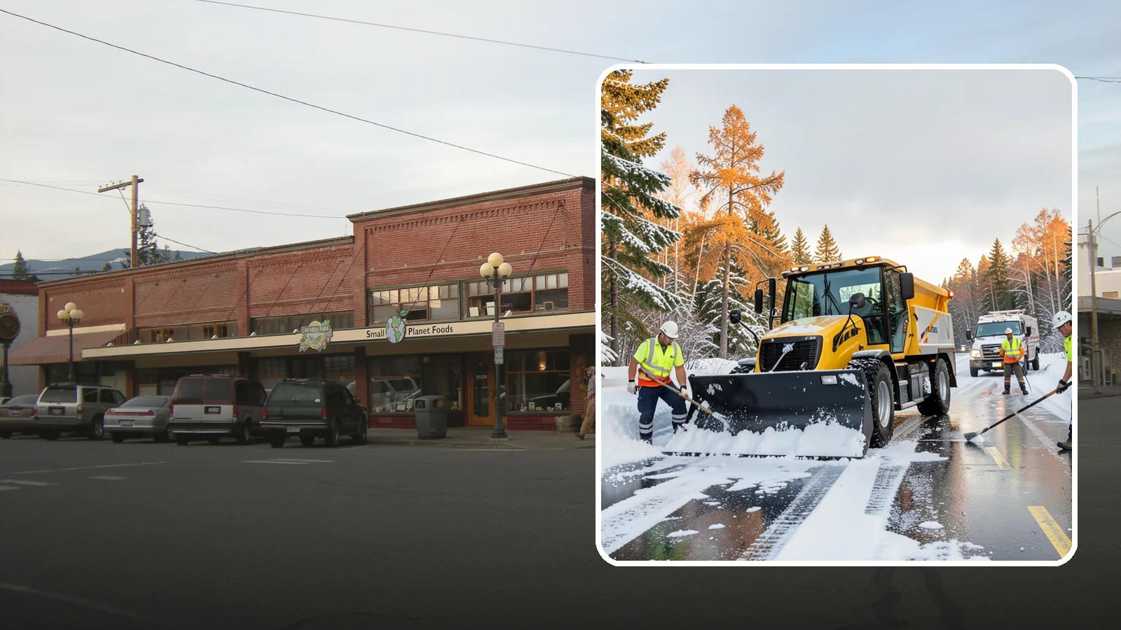 Fire Lane Clearing in Sedro-Woolley, Skagit County, WA - We keep marked fire lanes clear during snow events so emergency vehicles always have unobstructed access.