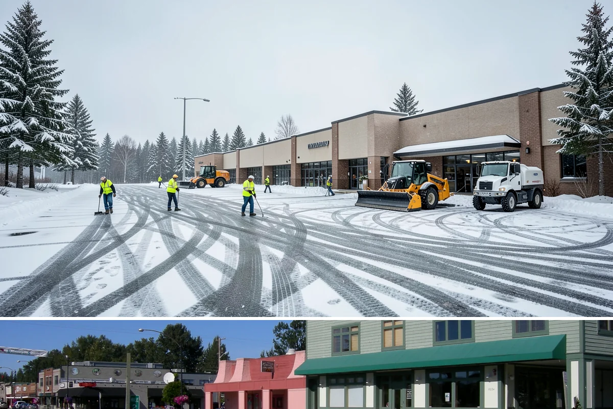 Fire Lane Clearing in Snoqualmie, King County, WA - Fire lane maintenance is essential throughout the snow season, especially during storms from December to February.