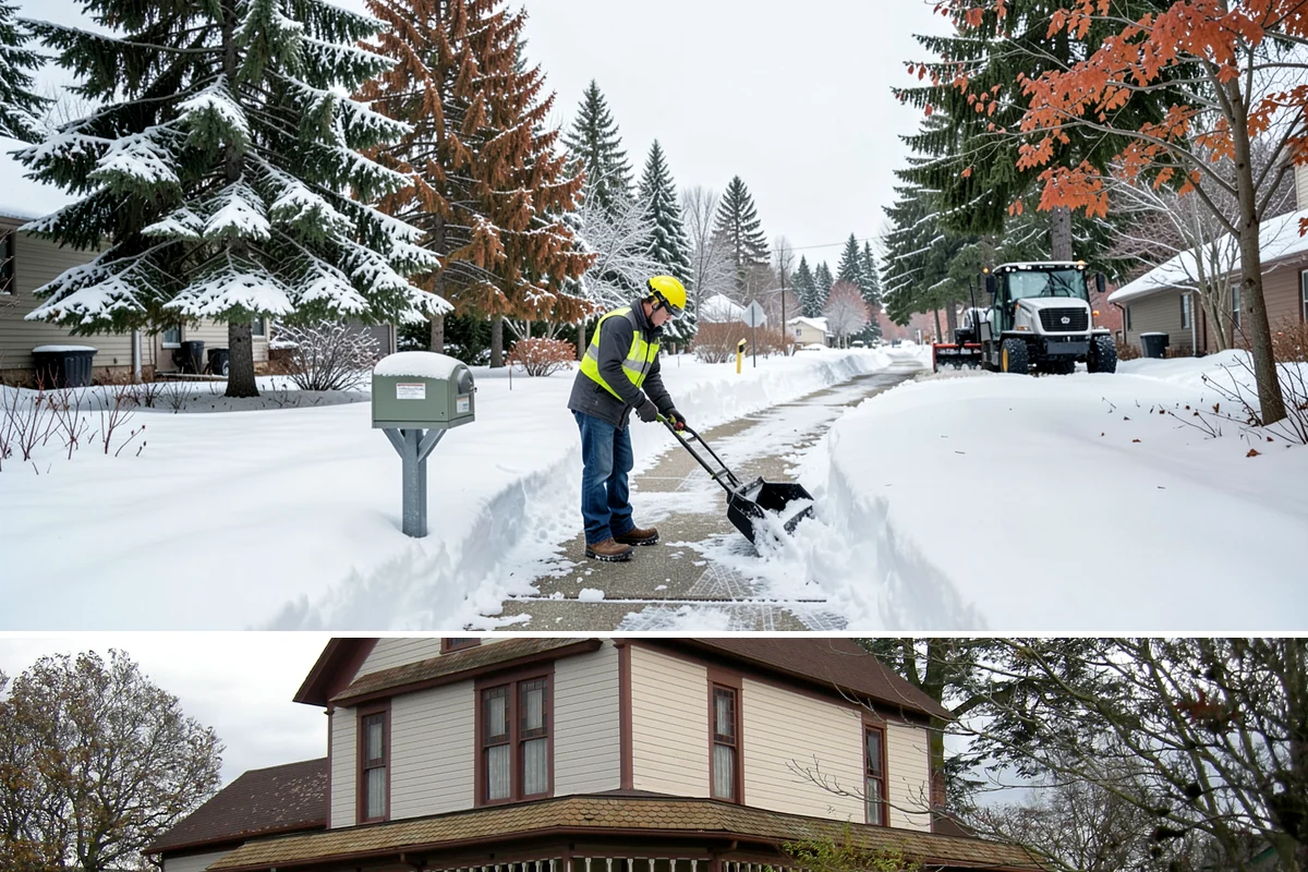 Fire Lane Clearing in Sumner, Pierce County, WA - Fire lane maintenance is essential throughout the snow season, especially during storms from December to February.