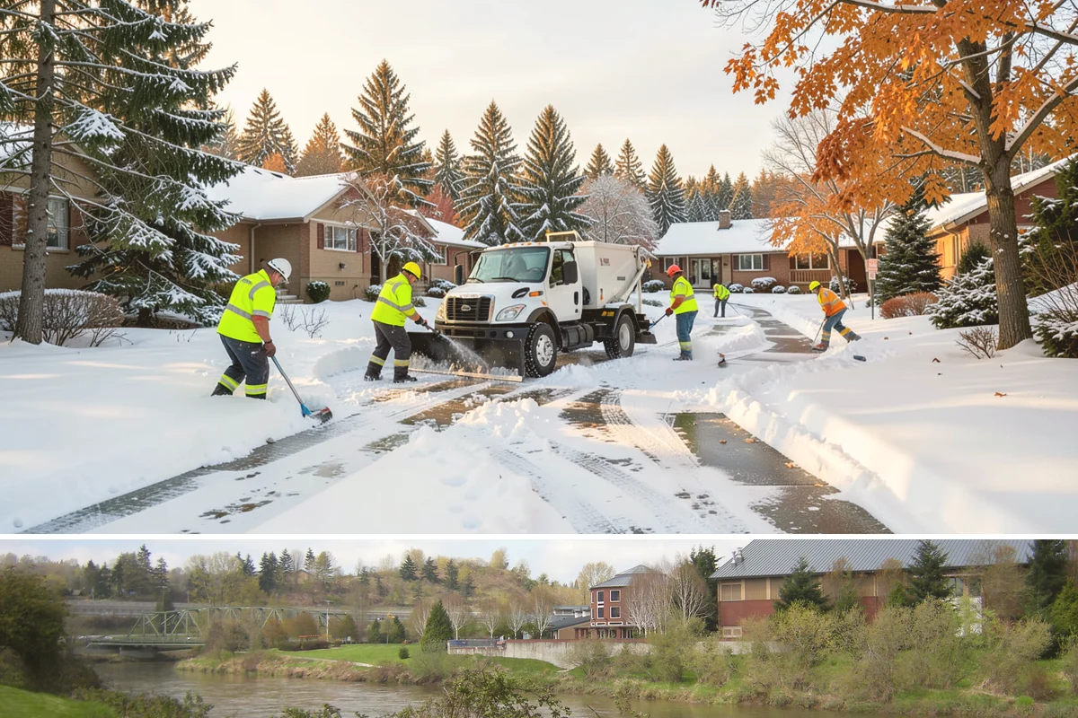 Fire Lane Clearing in Tukwila, King County, WA - Fire lane maintenance is essential throughout the snow season, especially during storms from December to February.