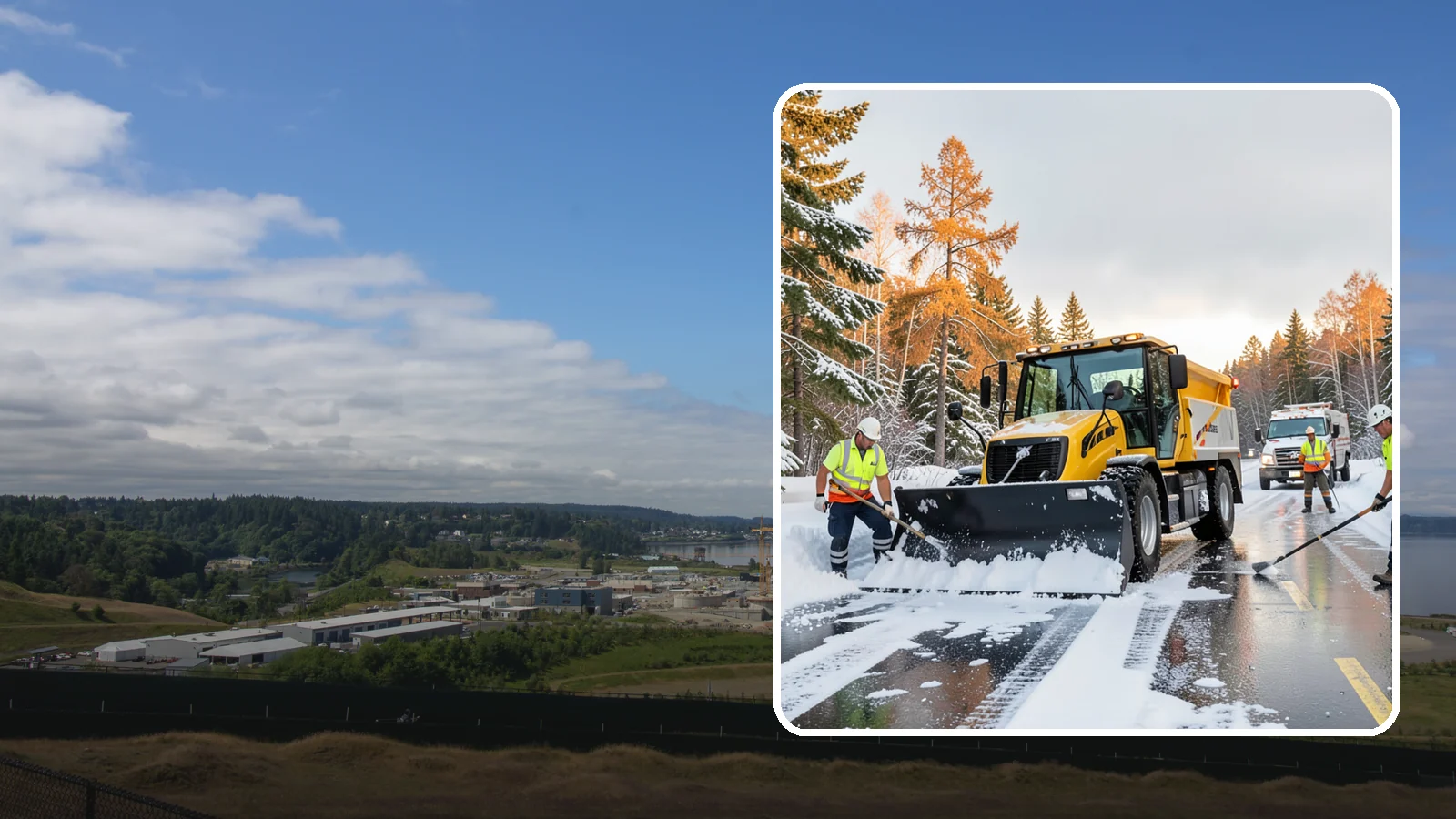 Fire Lane Clearing in University Place, Pierce County, WA - We keep marked fire lanes clear during snow events so emergency vehicles always have unobstructed access.