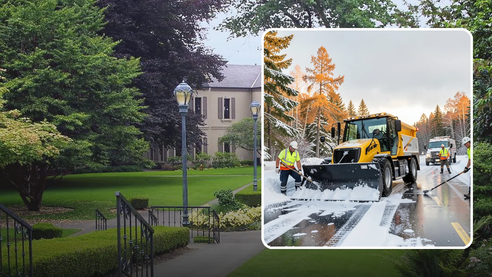 Fire Lane Clearing in Woodinville, King County, WA - We keep marked fire lanes clear during snow events so emergency vehicles always have unobstructed access.