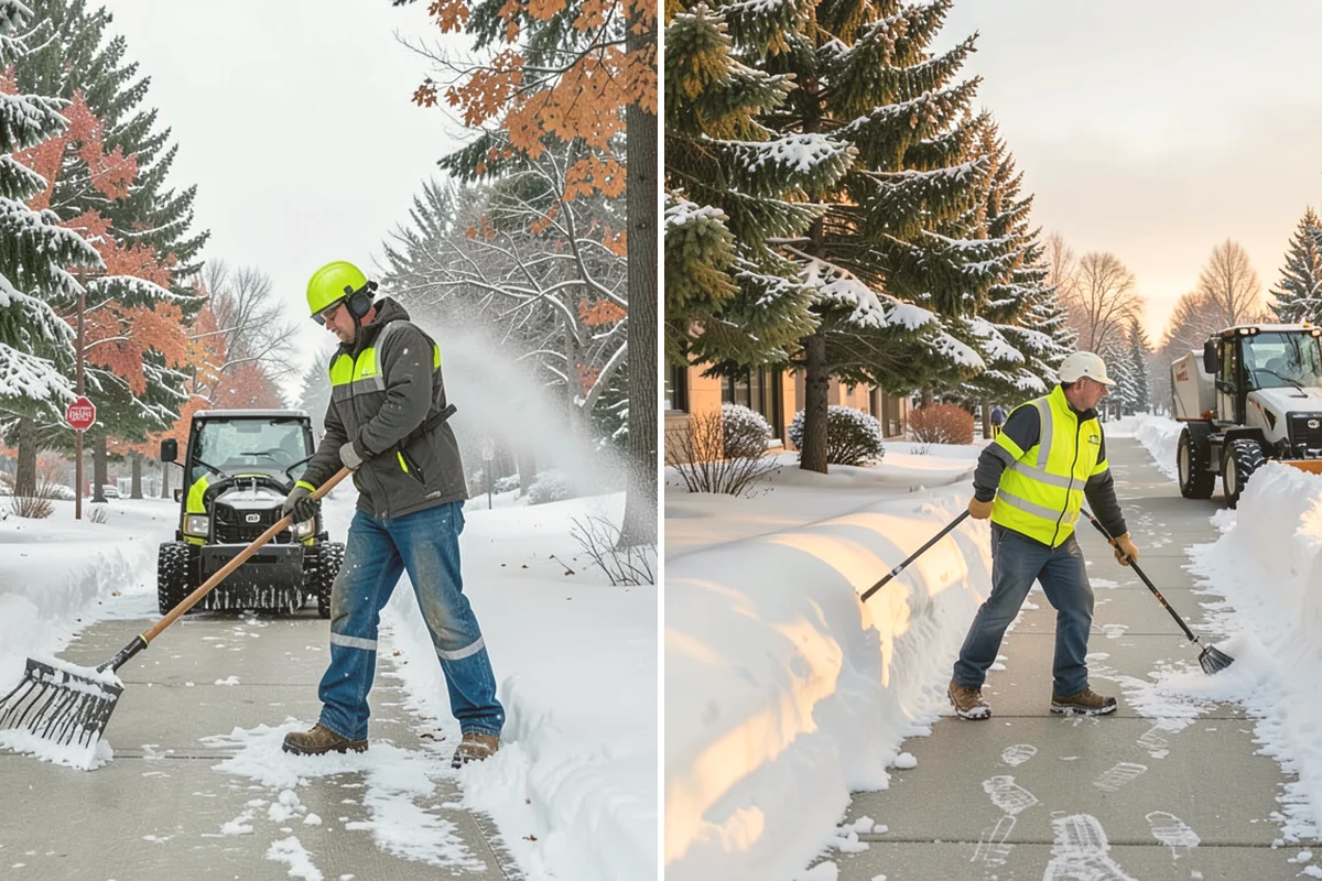 Fire Lane Deicing in Algona, King County, WA - Anti-ice the fire lane ahead of forecast freezing