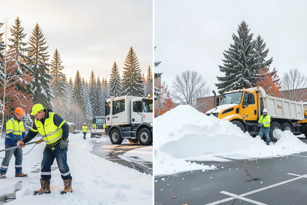 Fire Lane Deicing in Auburn, King County, WA - Anti-ice the fire lane ahead of forecast freezing