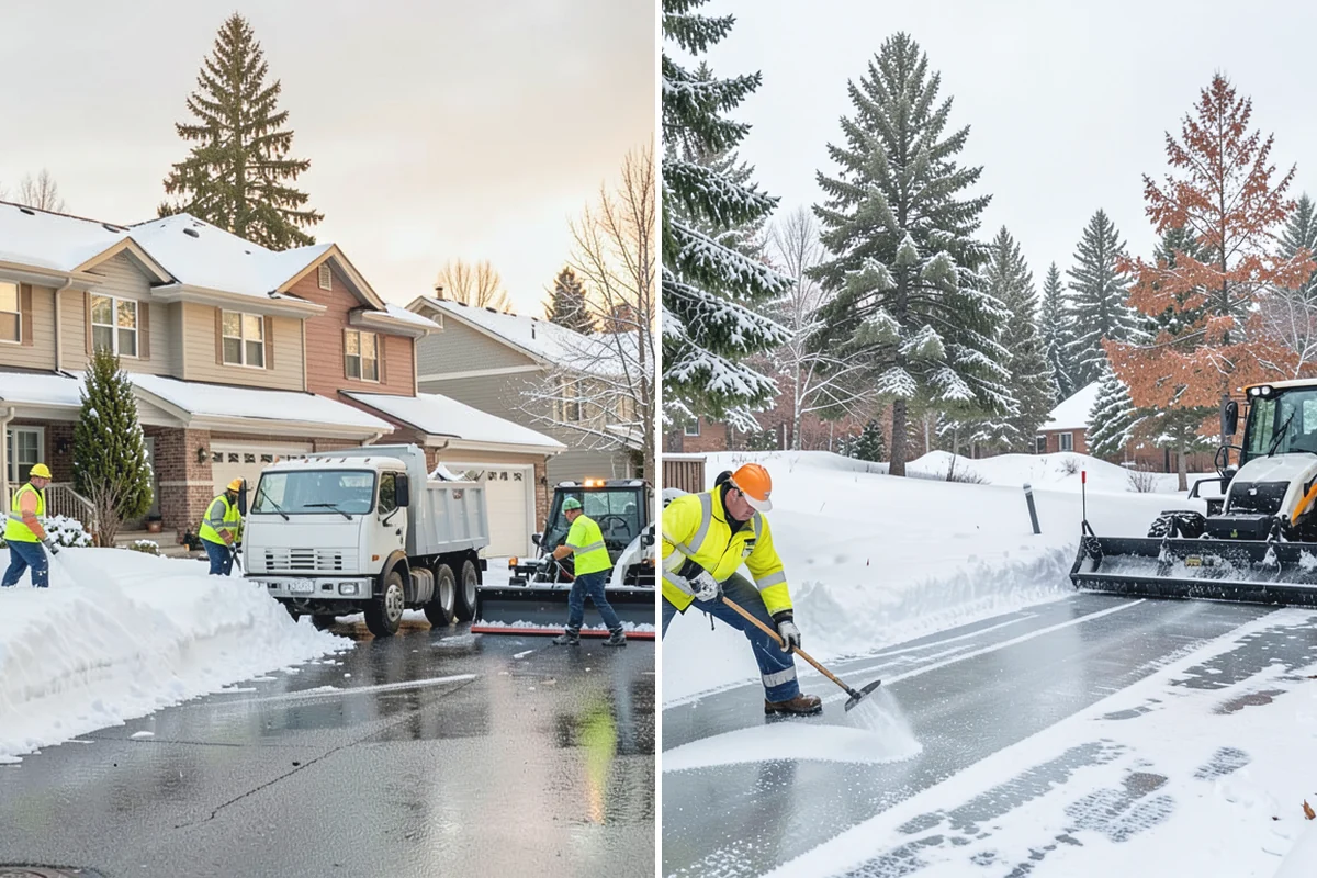 Fire Lane Deicing in Bonney Lake, Pierce County, WA - Anti-ice the fire lane ahead of forecast freezing