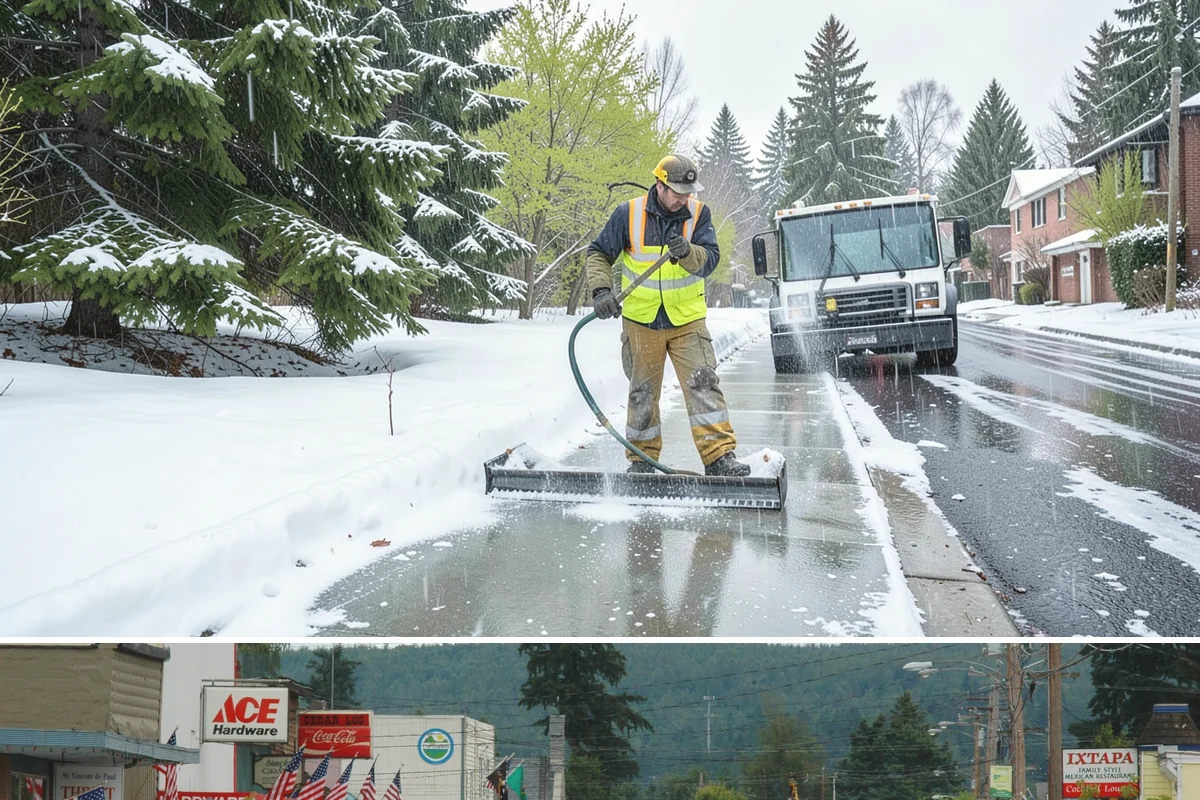 Fire Lane Deicing in Carnation, King County, WA - Keep fire lanes on an anti-icing plan for the full lowland snow season, roughly November through March.