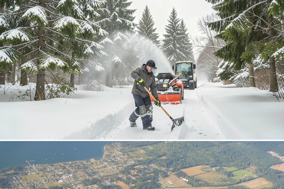 Fire Lane Deicing in Coupeville, Island County, WA - Keep fire lanes on an anti-icing plan for the full lowland snow season, roughly November through March.