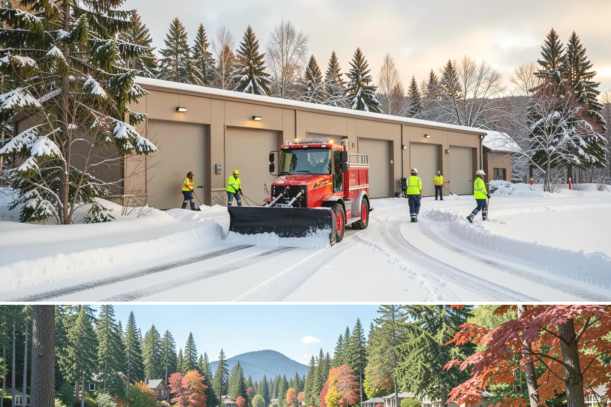 Fire Lane Deicing in Covington, King County, WA - Keep fire lanes on an anti-icing plan for the full lowland snow season, roughly November through March.