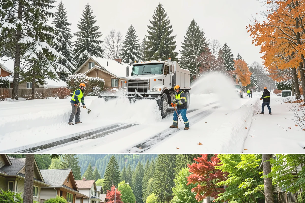 Fire Lane Deicing in Darrington, Snohomish County, WA - Keep fire lanes on an anti-icing plan for the full lowland snow season, roughly November through March.