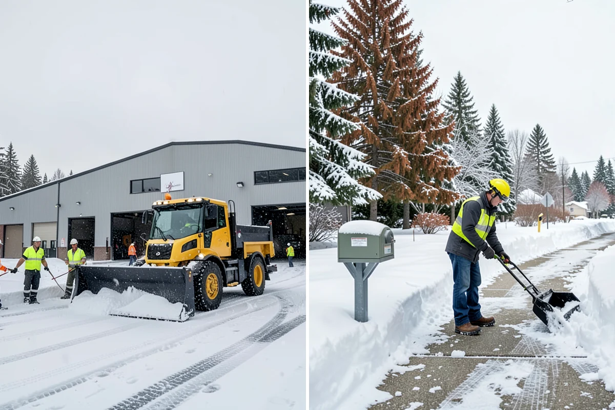 Fire Lane Deicing in DuPont, Pierce County, WA - Anti-ice the fire lane ahead of forecast freezing
